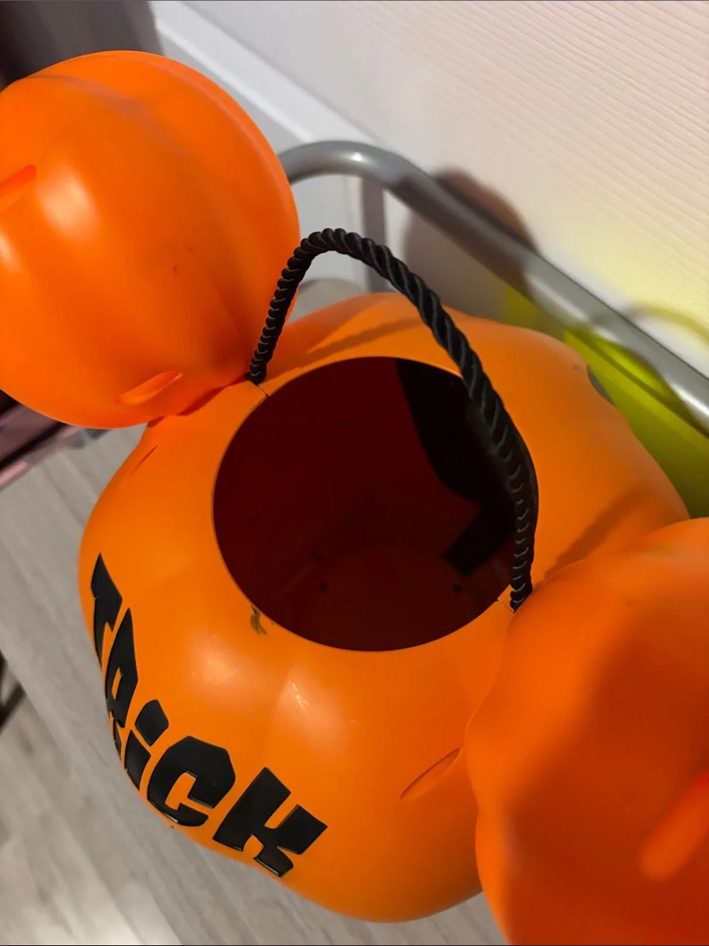 Disney Halloween Mickey Pumpkin Light-Up Treat Bucket